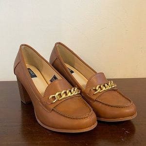 Brown Mules with heels